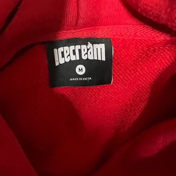 Icecream Red Hoodie - Picture 2 of 2